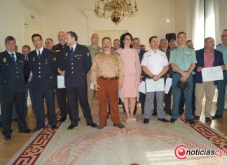 Homenajeados los profesionales de la seguridad privada en Leon