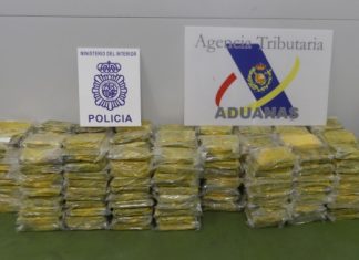 Intervenidos 290 kilogramos de cocaína en el Puerto de Algeciras