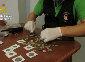 La Guardia Civil desarticula una organización dedicada al expolio de bienes arqueológicos