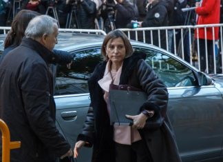 Sale de la carcel Forcadell previo pago de la fianza