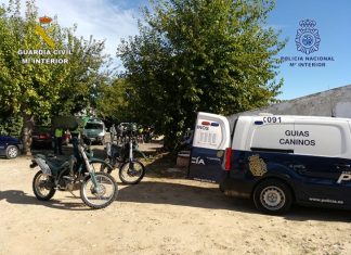 Desmantelada una organización criminal dedicada al robo con fuerza en viviendas en construcción