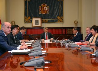El presidente del TS y del CGPJ preside la reunión de la Comisión Nacional de Coordinación de la Policía Judicial