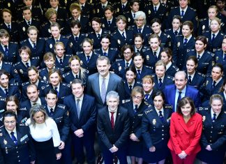 S.M. el Rey inaugura en Toledo un congreso de la Policía Nacional sobre la igualdad de género en el ámbito de la seguridad