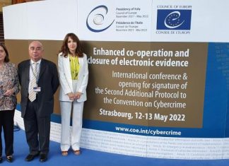 España firma el Protocolo adicional segundo al Convenio del Consejo de Europa sobre la Ciberdelincuencia, relativo a la cooperación reforzada y la revelación de pruebas electrónicas